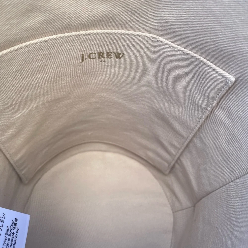 J. Crew Factory Canvas Bucket Bag NWT